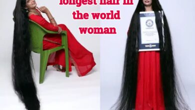 woman with longest hair