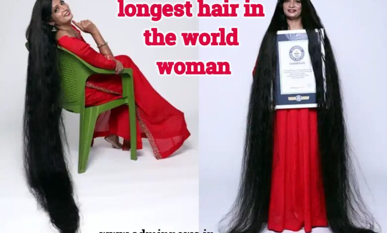 woman with longest hair