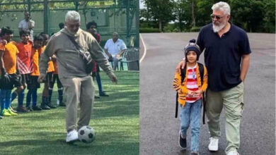 Ajith playing football