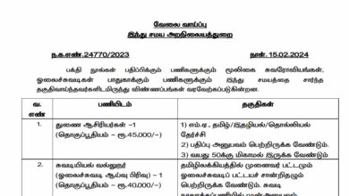 TNHRCE Recruitment 2024