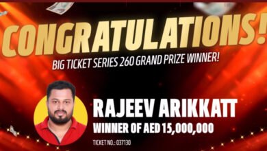 UAE Based Indian won 33 crore jackpot in raffle draw