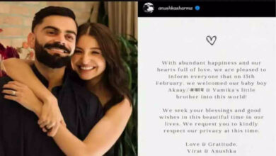 Virat and Anushka blessed with baby boy