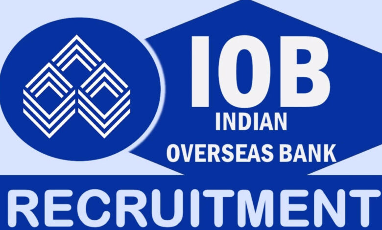 indian overseas bank recruitment 2024