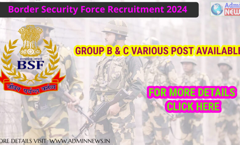 BSF Group B and C Recruitment 2024