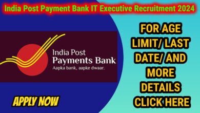 India Post Payment Bank Recruitment 2024