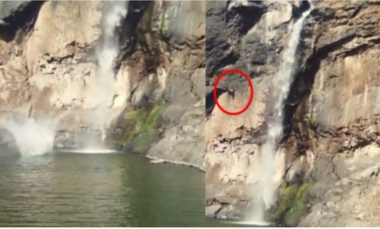 man dies in waterfalls for reels