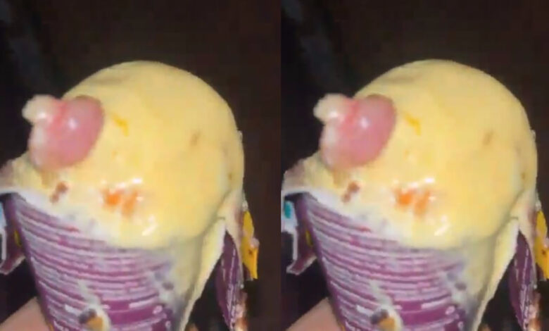 human finger found in ice cream