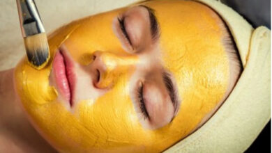 gold facial at home