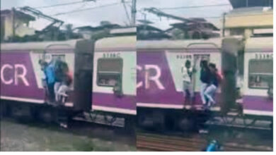 man fall from train