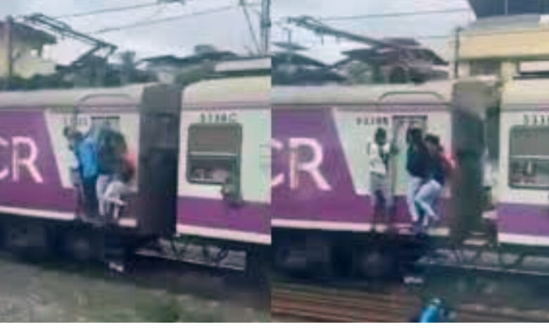 man fall from train