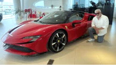 actor ajith new ferrari car