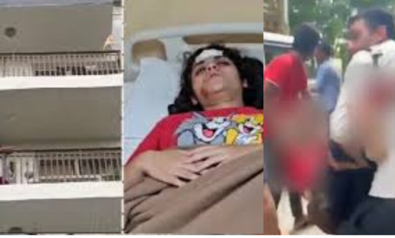 girl fall from 6th floor while shooting reels