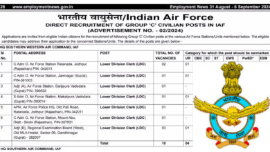 indian air force recruitment 2024