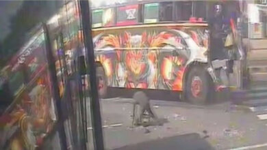 shocking cctv video of 2 bus accident